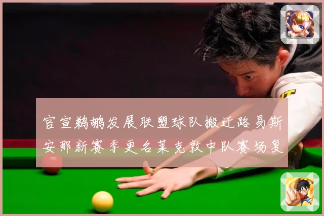 官宣鹈鹕发展联盟球队搬迁路易斯安那新赛季更名莱克敦中队赛场复盘：最新赛事动态与深度分析